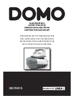 Preview for 1 page of Domo DO7081S Instruction Booklet