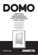 Предварительный просмотр 1 страницы Domo DO7317M Instruction Booklet