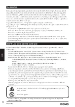 Предварительный просмотр 32 страницы Domo DO7346M Instruction Booklet