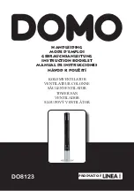 Domo DO8123 Instruction Booklet предпросмотр