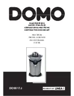 Предварительный просмотр 1 страницы Domo DO9017J Instruction Booklet