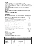 Предварительный просмотр 16 страницы Domo DO9018MC Instruction Booklet