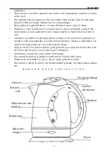 Preview for 9 page of Domo DO9019WK Instruction Booklet