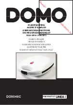 Предварительный просмотр 1 страницы Domo DO9046C Instruction Booklet