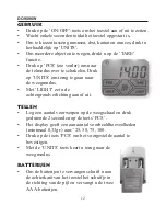 Предварительный просмотр 12 страницы Domo DO9096W Instruction Booklet