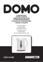 Предварительный просмотр 1 страницы Domo DO9134WK Instruction Booklet