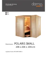 Предварительный просмотр 1 страницы Domo POLARIS SMALL Assembly Instructions Manual