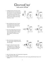 Предварительный просмотр 6 страницы DomoClip BP 61071 Instruction Manual