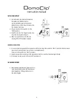 Предварительный просмотр 7 страницы DomoClip BP 61071 Instruction Manual