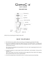 Предварительный просмотр 6 страницы DomoClip DOP140 User Manual