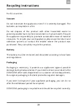 Preview for 25 page of domoova DHV50 User Manual