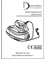 Domotec DSG33 Instruction Manual preview