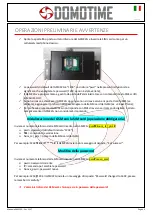 Preview for 9 page of Domotime GSMC2G Manual