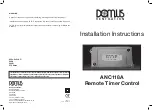 DOMUS Ventillation ANC118A Installation Instructions preview