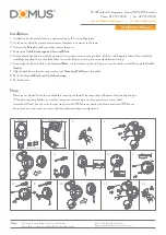 Preview for 2 page of Domus MURO-PRO-15S Installation Manual