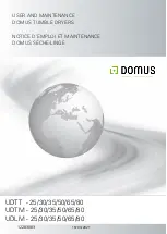 Domus UDLM-25 User And Maintenance preview