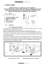 Preview for 12 page of Domus UDLM-25 User And Maintenance