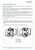 Preview for 9 page of DOMUSA TEKNIK BIOCLASS iC 150 Installation And Operating Instructions Manual