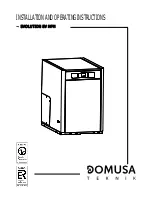 DOMUSA TEKNIK evolution ev 25 hac Installation And Operating Instructions Manual preview