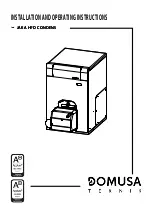 Предварительный просмотр 1 страницы DOMUSA TEKNIK JAKA 20 HFD CONDENS Installation And Operation Instruction Manual