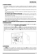 Preview for 7 page of DOMUSA TEKNIK MINNY Installation And Operating Instructions Manual