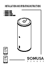 Предварительный просмотр 1 страницы DOMUSA TEKNIK Sanit S 1000 Installation And Operating Instructions Manual