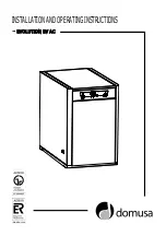 Preview for 1 page of DOMUSA Evolution EV AC Installation And Operating Instructions Manual