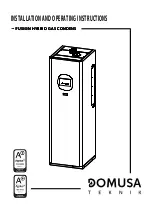 DOMUSA Fusion Hybrid Gas Condens Installation And Operating Instructions Manual preview