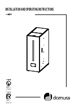 Preview for 1 page of DOMUSA HTP 100-150 Installation And Operating Instructions Manual