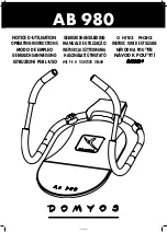 Domyos AB 980 Operating Instructions Manual предпросмотр