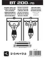 Domyos BT 200-70 Operating Instructions Manual preview