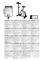 Предварительный просмотр 3 страницы Domyos COMFORT BIKE Assembly Instructions Manual