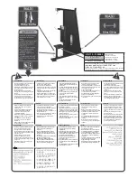 Preview for 3 page of Domyos HG 110 Instructions Manual