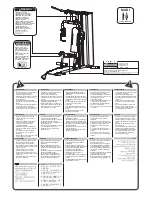 Предварительный просмотр 3 страницы Domyos HG 60-4 Instruction Manual