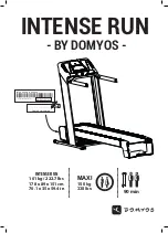 Preview for 1 page of Domyos INTENSE RUN Manual