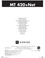 Preview for 1 page of Domyos MT 420+Net Instructions Manual