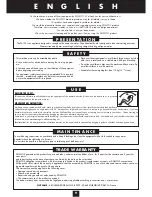 Preview for 8 page of Domyos PA 190 Operating Instructions Manual