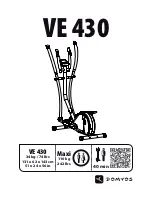 Domyos VE 430 Assembly Instructions Manual preview
