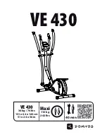 Preview for 1 page of Domyos VE 430 Assembly Instructions Manual