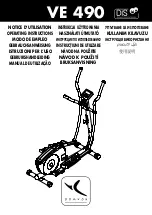 Preview for 1 page of Domyos VE 490 Operating Instructions Manual