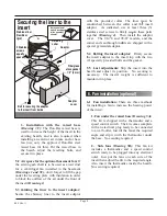 Preview for 8 page of DON-BAR Inserts Installation, Operation & Maintenance Manual