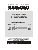 Preview for 2 page of DON-BAR ZERO CLEARANCE ZC Series Installation, Operation And Maintenance Manual