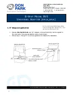 Предварительный просмотр 2 страницы Don Park B-VENT BVS Installation Instructions