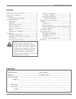 Preview for 3 page of Donaldson Torit Checker board Installation, Operation, Service And Replacement Part Information