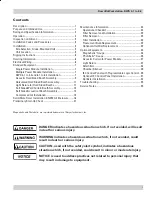 Preview for 3 page of Donaldson Torit DWS 4-1 Installation And Operation Manual