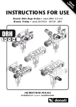 Donati DRH 1 Series Instructions For Use Manual preview