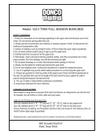 Donco kids 122-3 User Manual preview