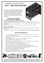 Предварительный просмотр 1 страницы Donco 1210TT Assembly Instructions Manual