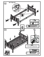 Предварительный просмотр 5 страницы Donco TWIN TWIN BUNK BED 210 Assembly Instructions Manual