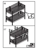 Предварительный просмотр 7 страницы Donco TWIN TWIN BUNK BED 210 Assembly Instructions Manual